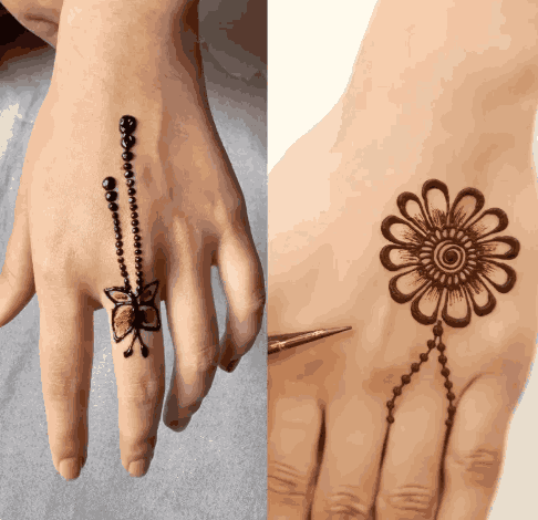 حنا هندی قلمی با رنگ دهی مناسب و استفاده آسان